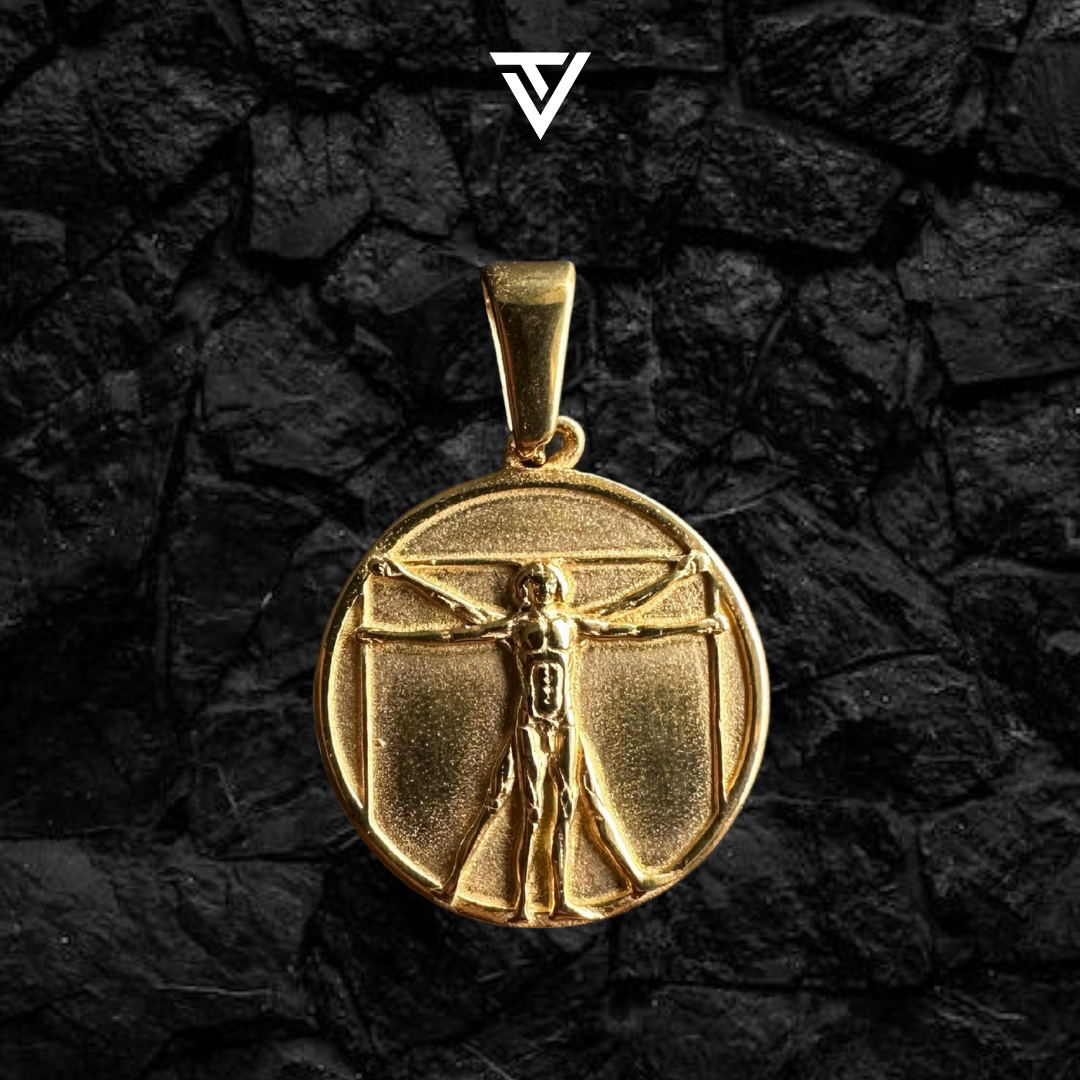 Dije Vitruvian Dorado