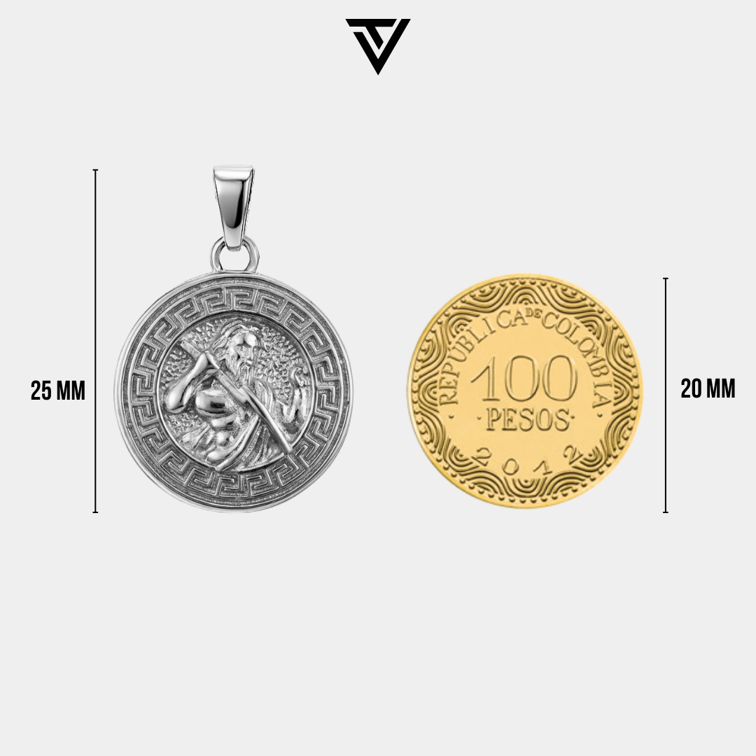 Set Zeus Cubana Plateado