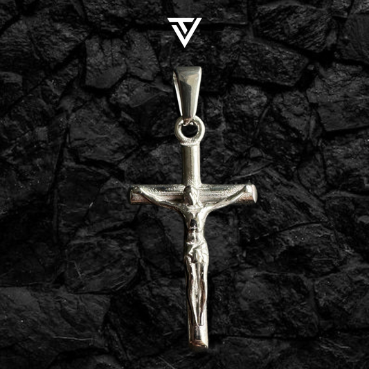 Dije Cruz Plateado