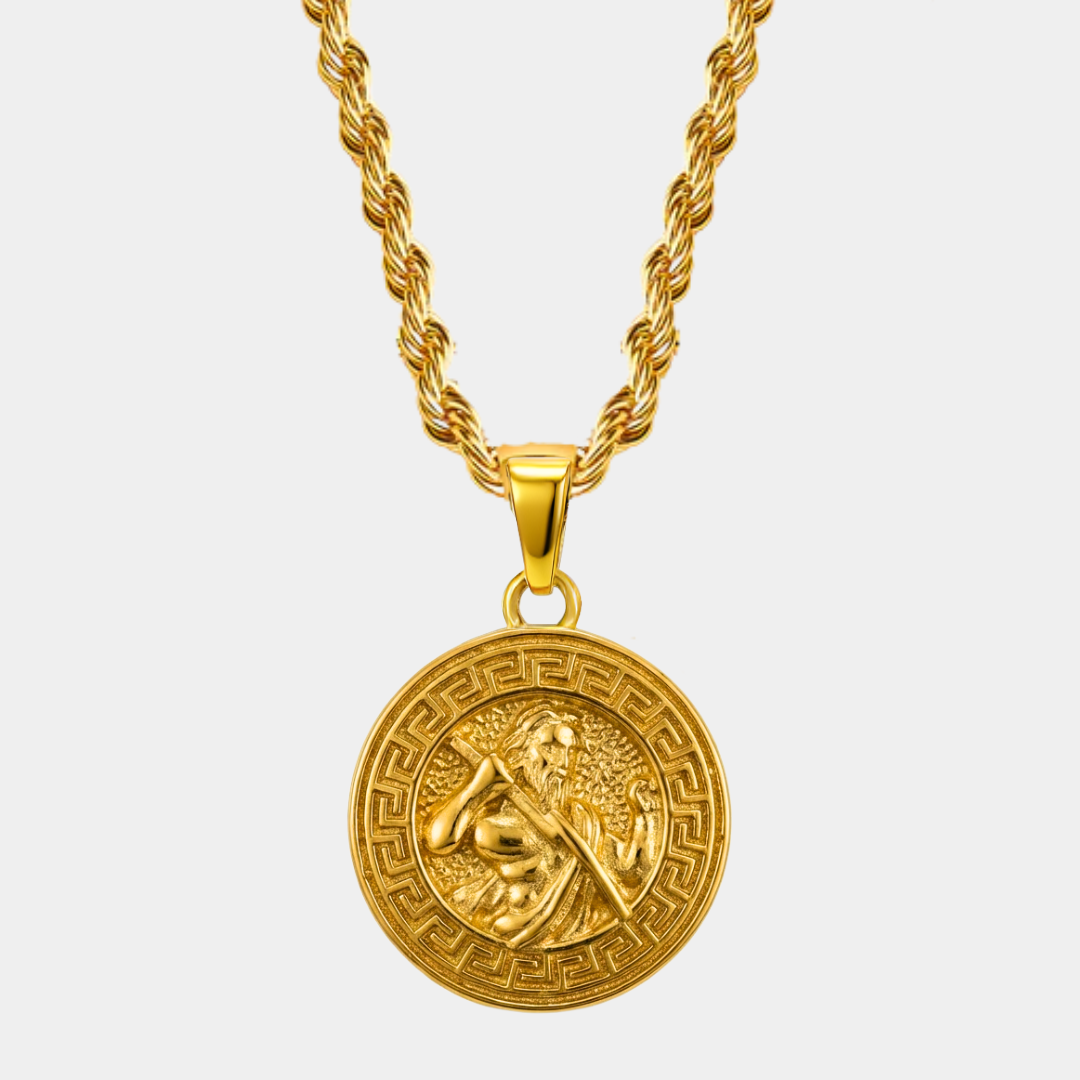 Pack Zeus mas Lazo Baño Oro 18k