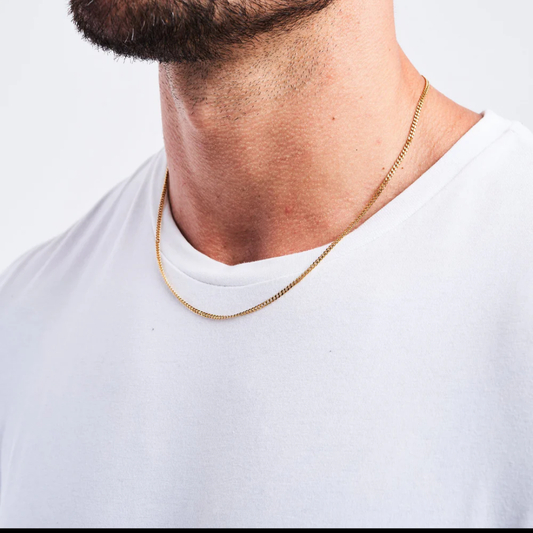 Cadena Cubana Gold 3mm