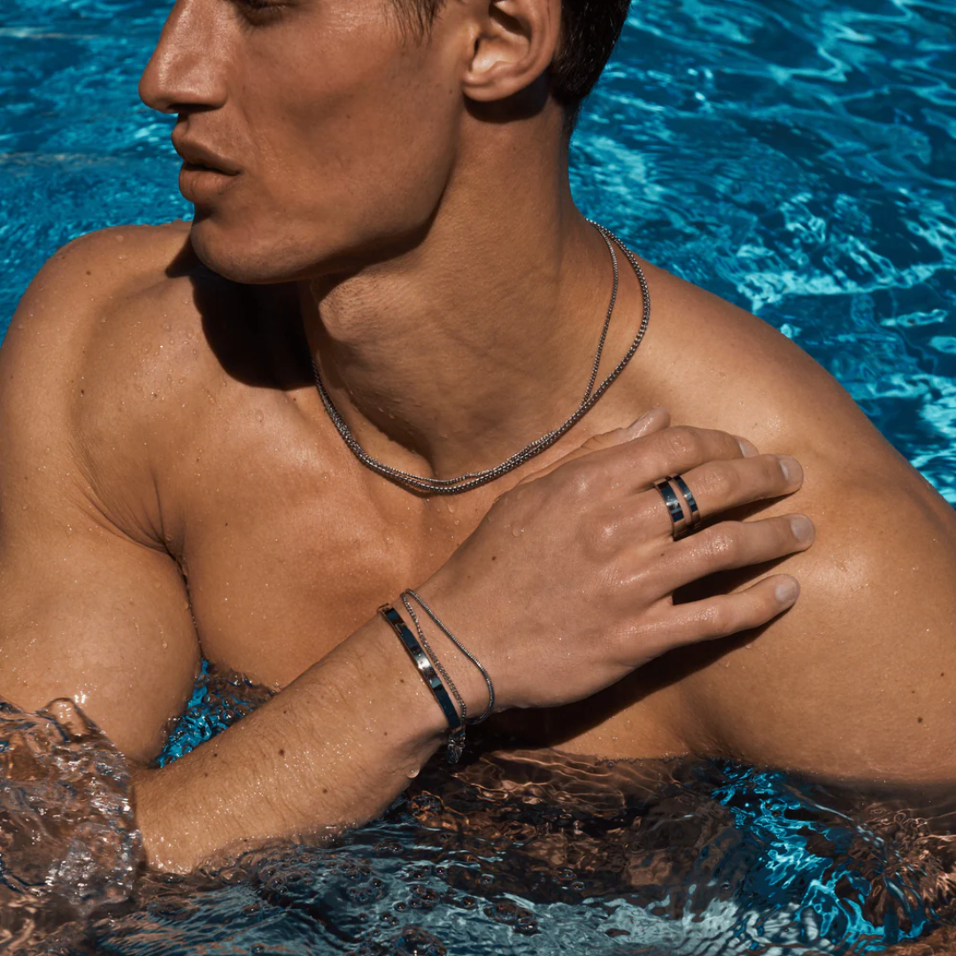 Cadena Cubana Silver 3mm