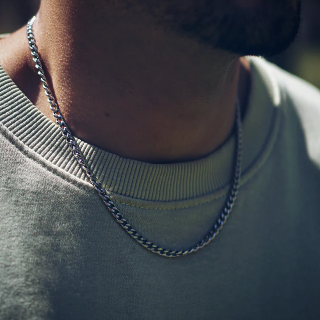 Cadena Cubana Silver