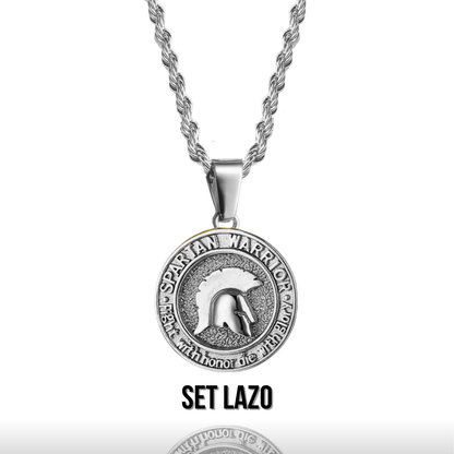 Set Spartan Plateado