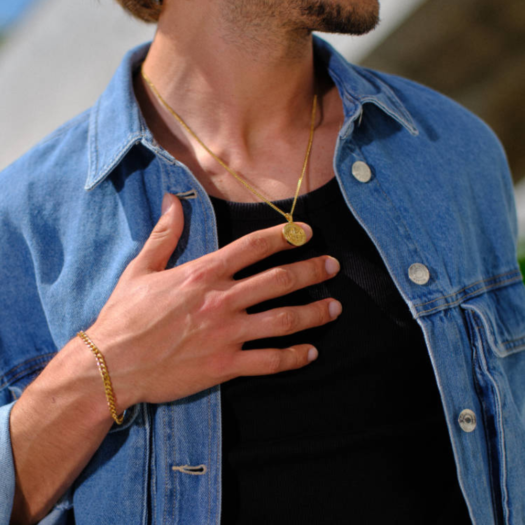 Set Brújula Cubana Baño Oro 18k