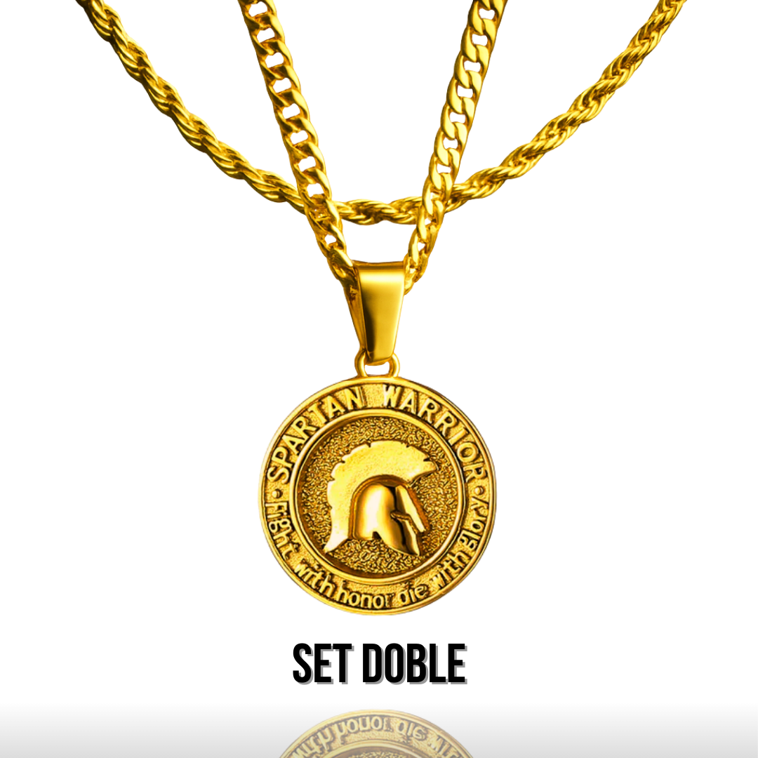 Set Spartan Baño Oro 18k