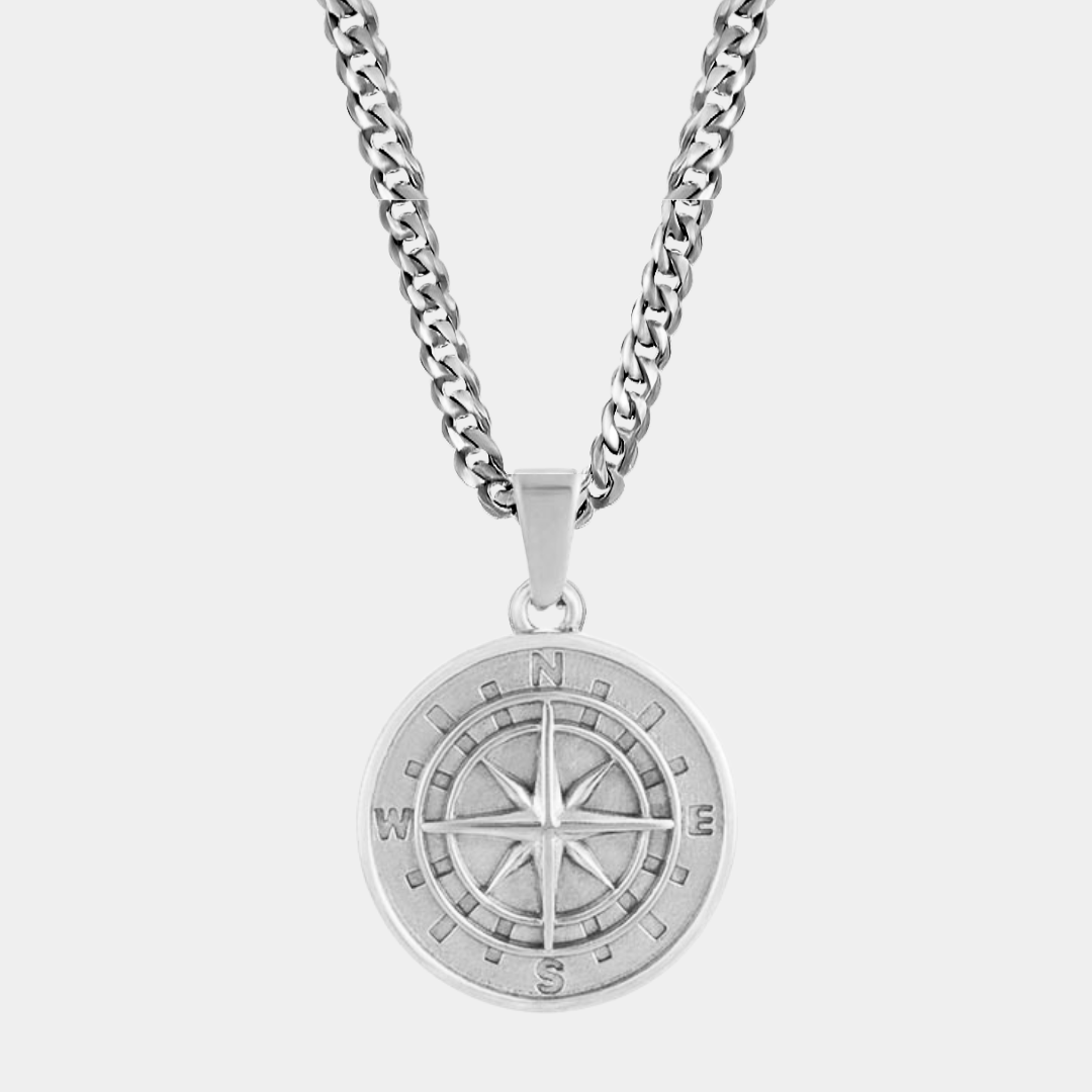 Set Brújula Cubana Plateado
