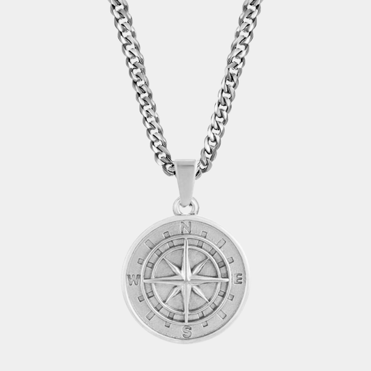 Set Brújula Cubana Plateado