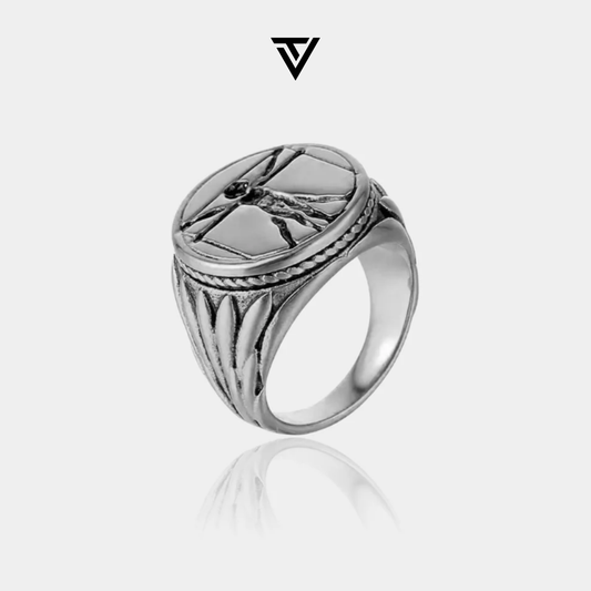 Anillo Vitruvian Plateado