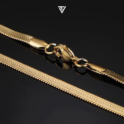 Cadena Snake Gold
