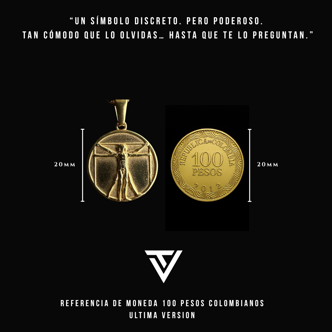 Set Vitruvian Baño Oro 18k