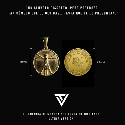 Set Vitruvian Baño Oro 18k