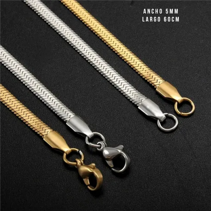 Cadena Snake Gold