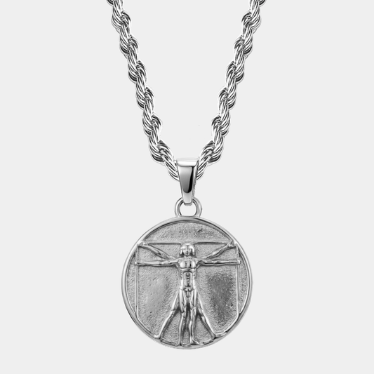 Set Vitruvio Lazo Plateado