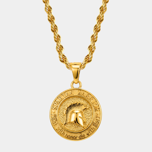 Set Spartan Lazo Baño Oro 18k