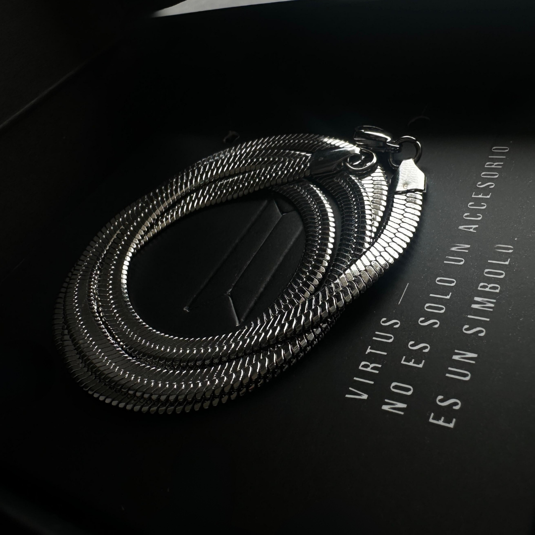 Cadena Snake Silver