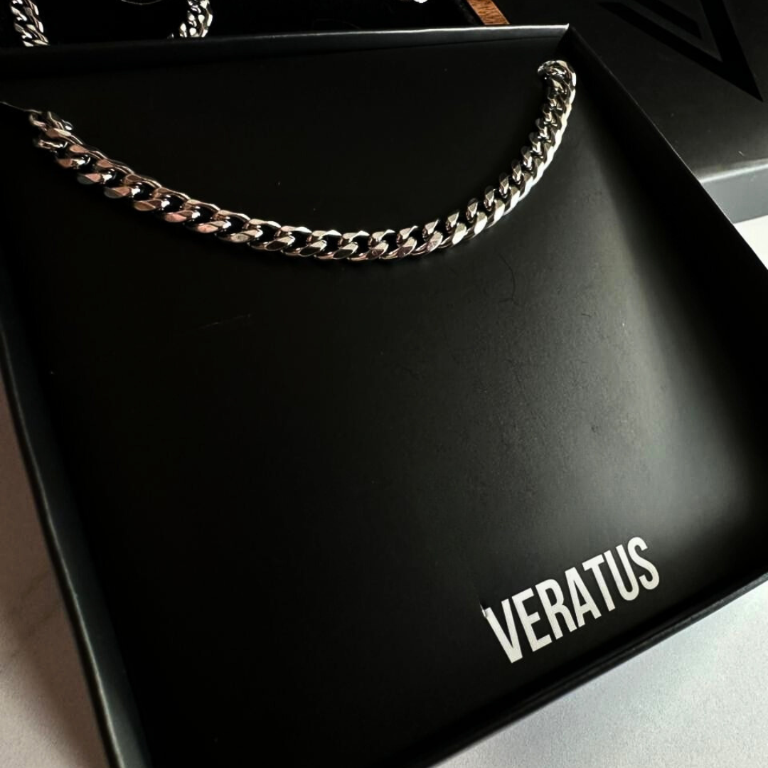 Pulsera Cubana Silver