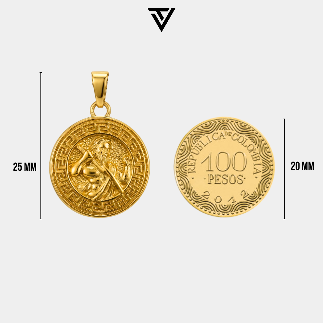 Pack Zeus mas Cubana Baño Oro 18k