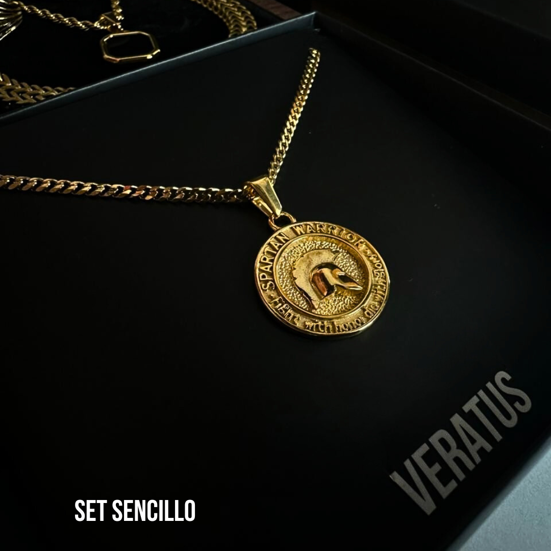 Set Spartan Baño Oro 18k