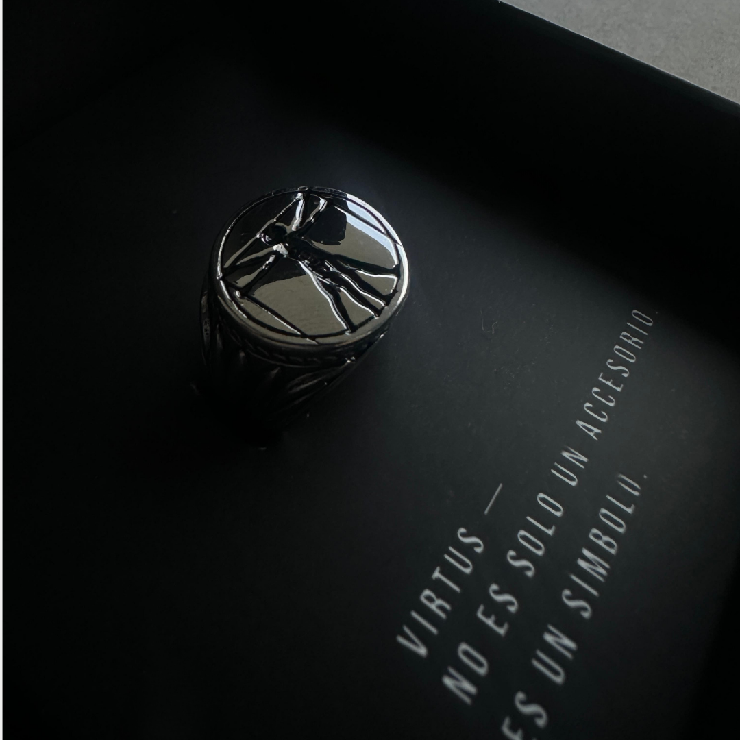 Anillo Vitruvian Plateado