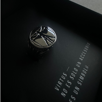 Anillo Vitruvian Plateado