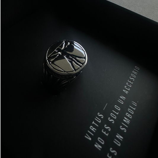 Anillo Vitruvian Plateado