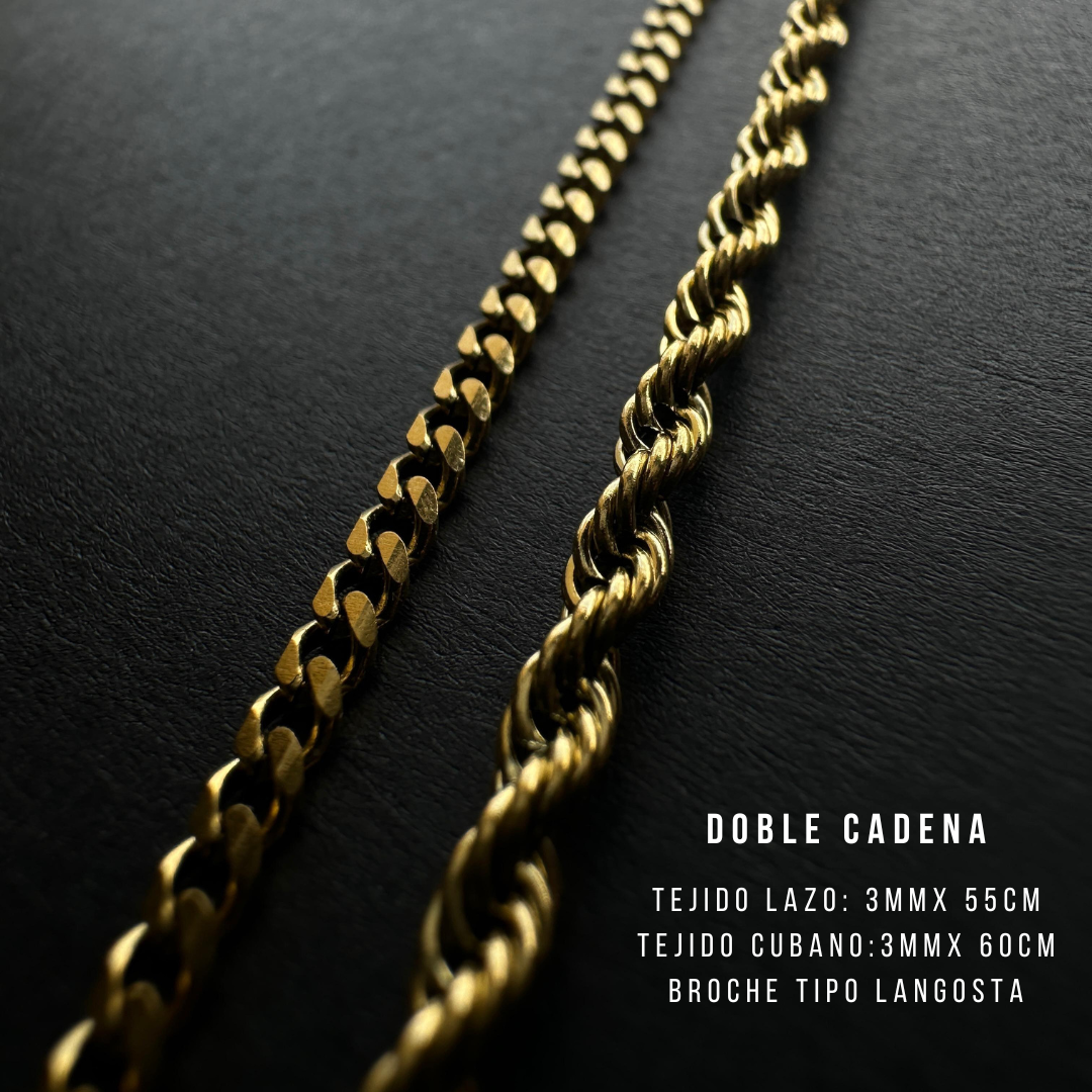 Set Estrella del norte Baño Oro 18k