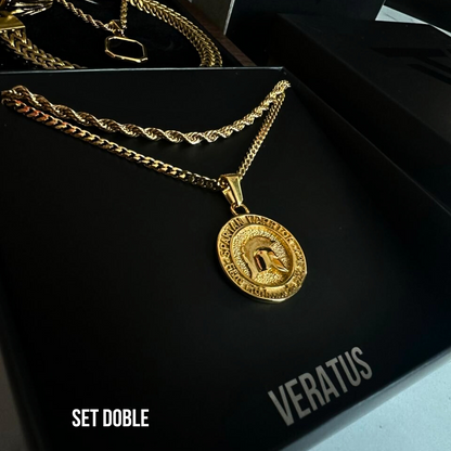 Set Spartan Baño Oro 18k