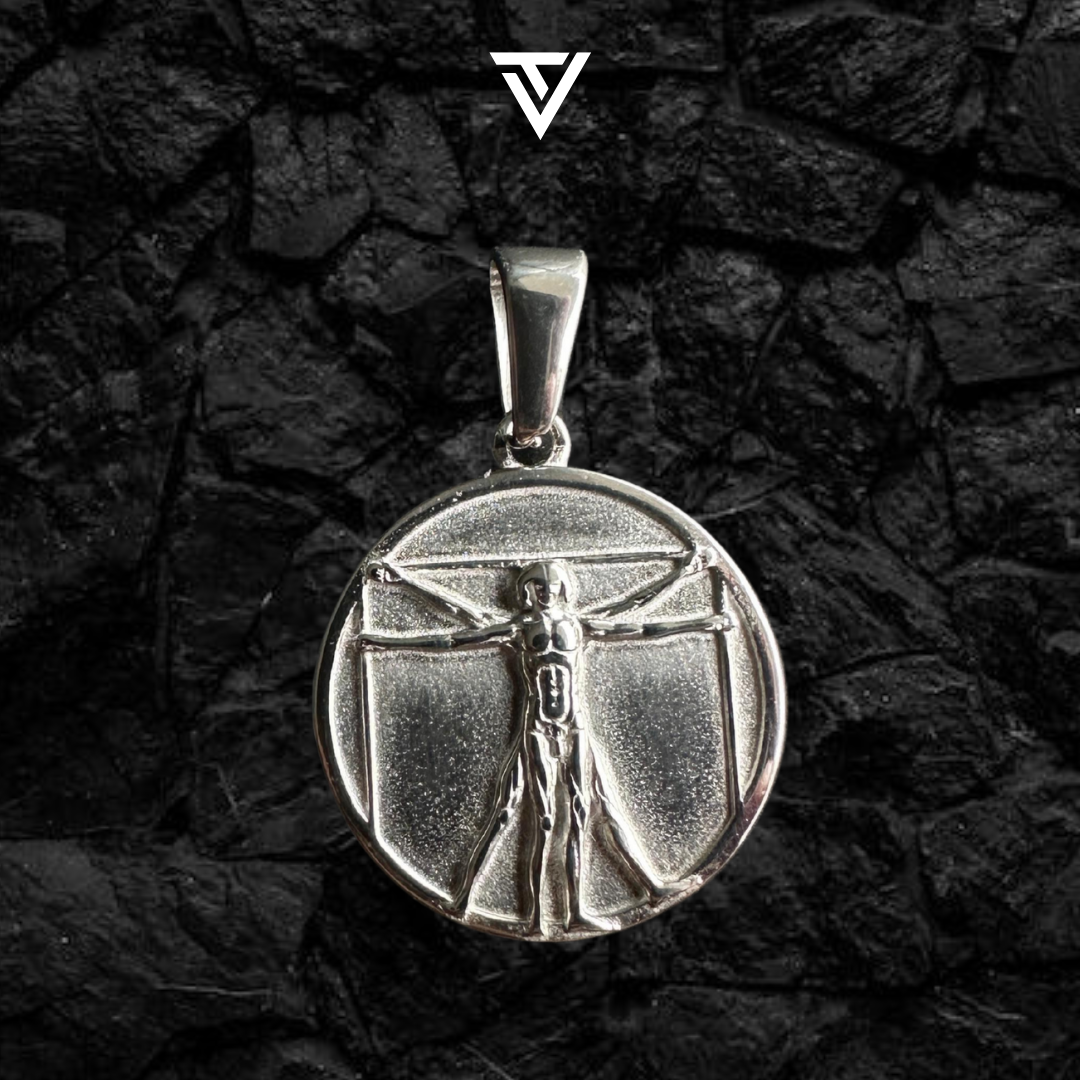 Dije Vitruvian Plateado