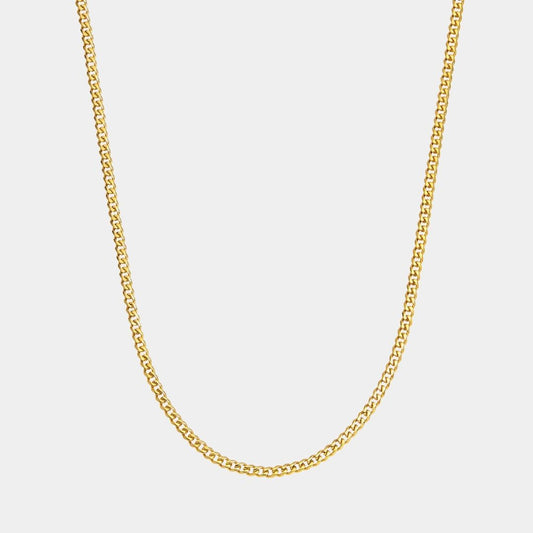 Cadena Cubana Gold 3mm