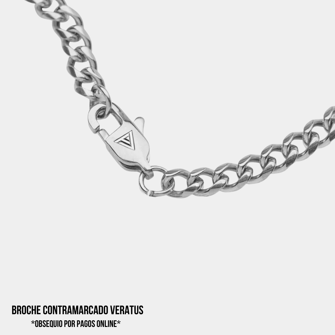 Cadena Cubana Silver 3mm