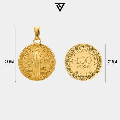 Pack San Benito mas cubana Baño Oro 18k
