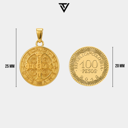 Pack San Benito mas cubana Baño Oro 18k