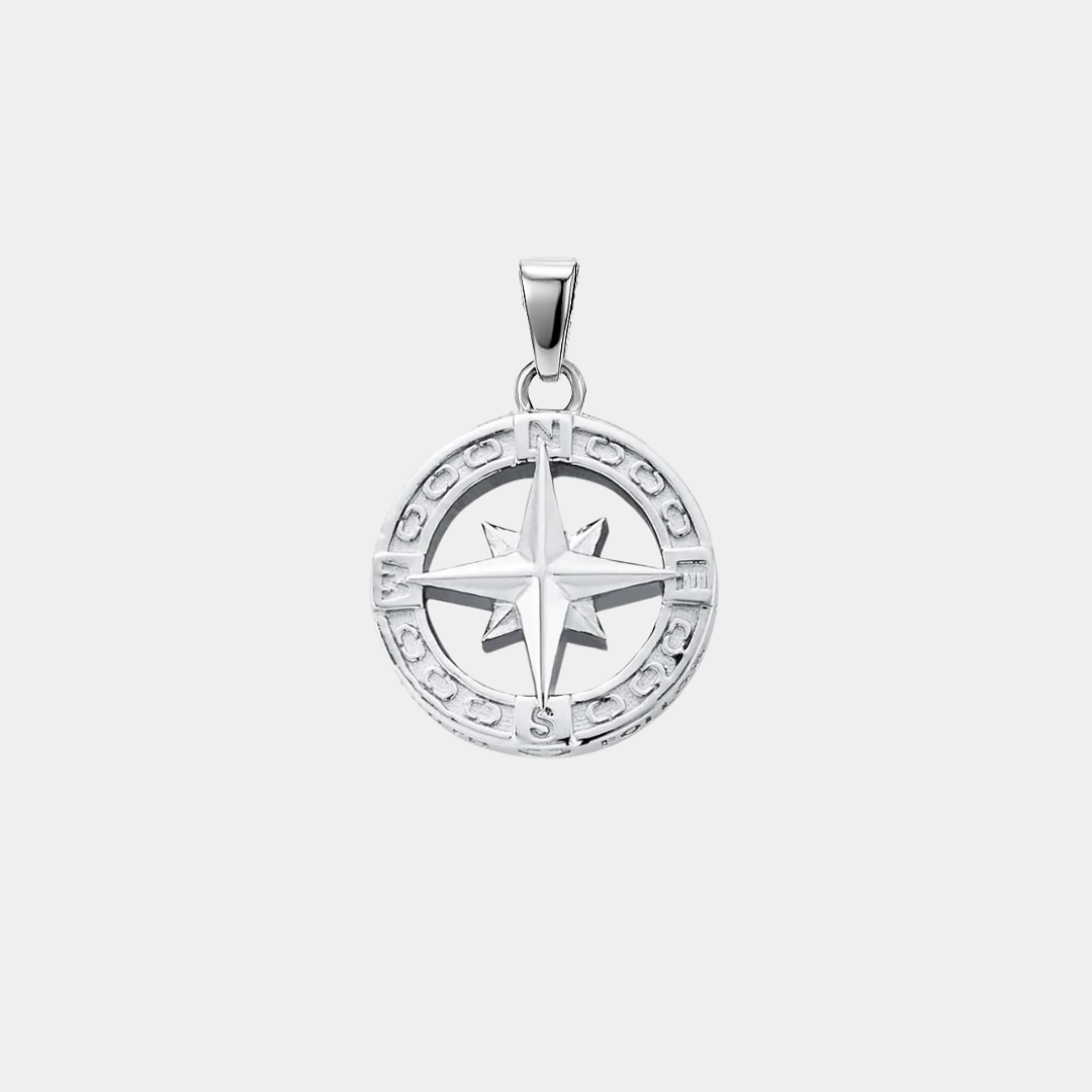 Dije Estrella del norte plateada