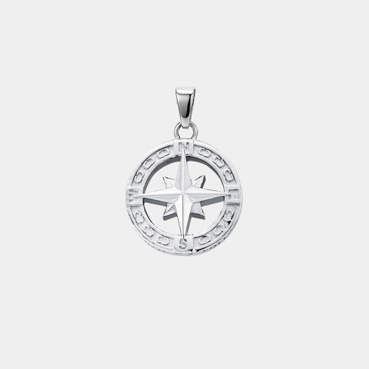 Dije Estrella del norte plateada