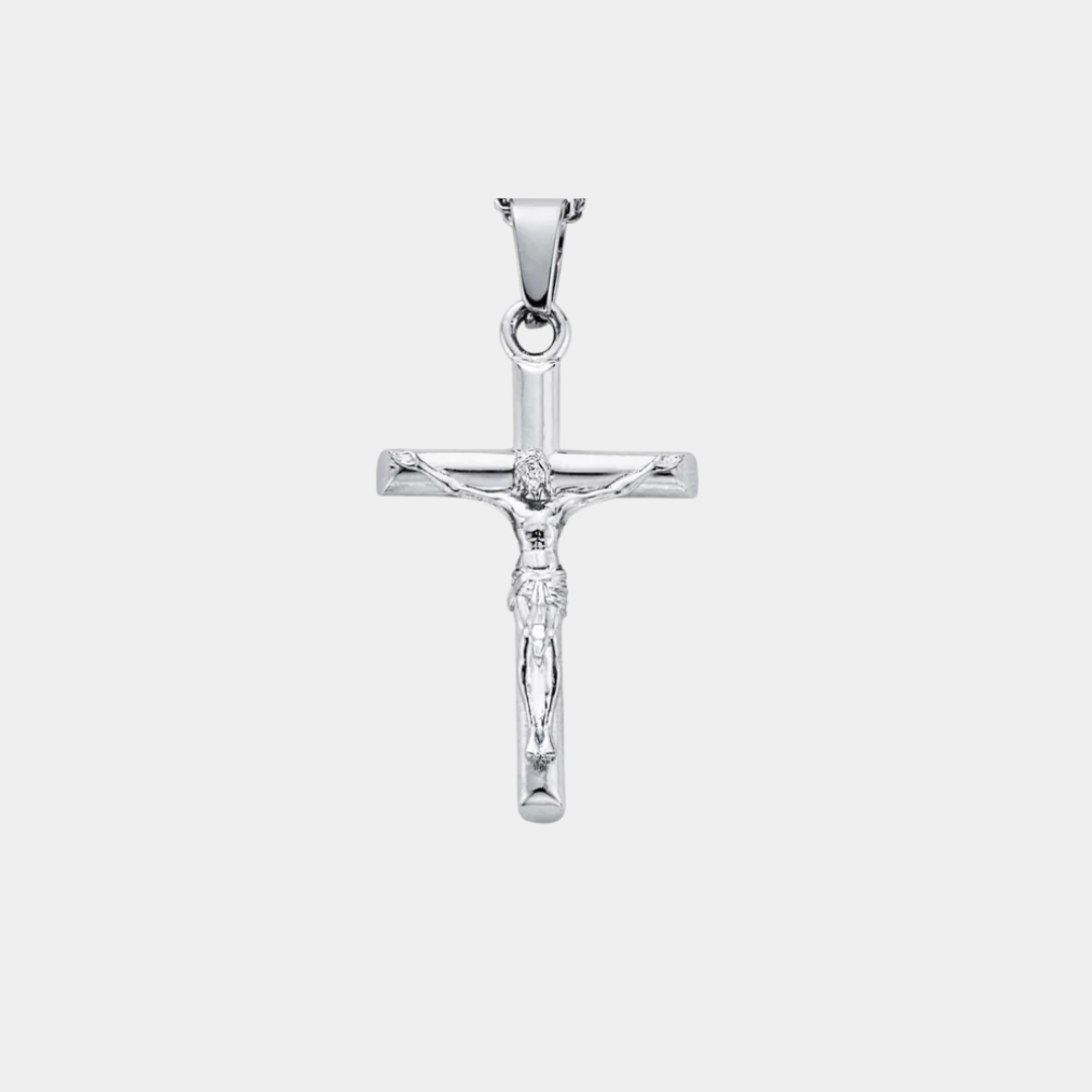Dije Cruz Plateado
