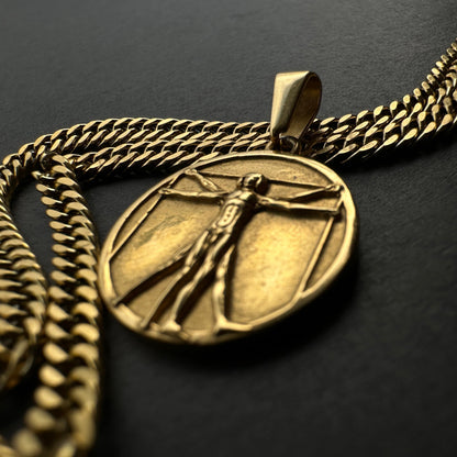 Set Vitruvian Baño Oro 18k