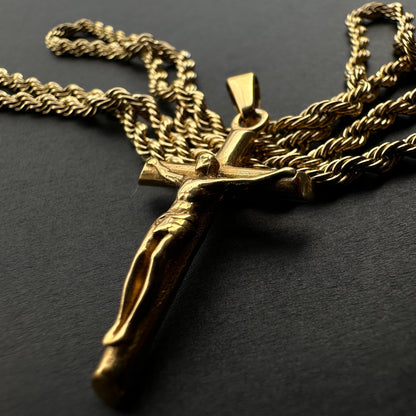 Set Cruz Baño Oro 18k