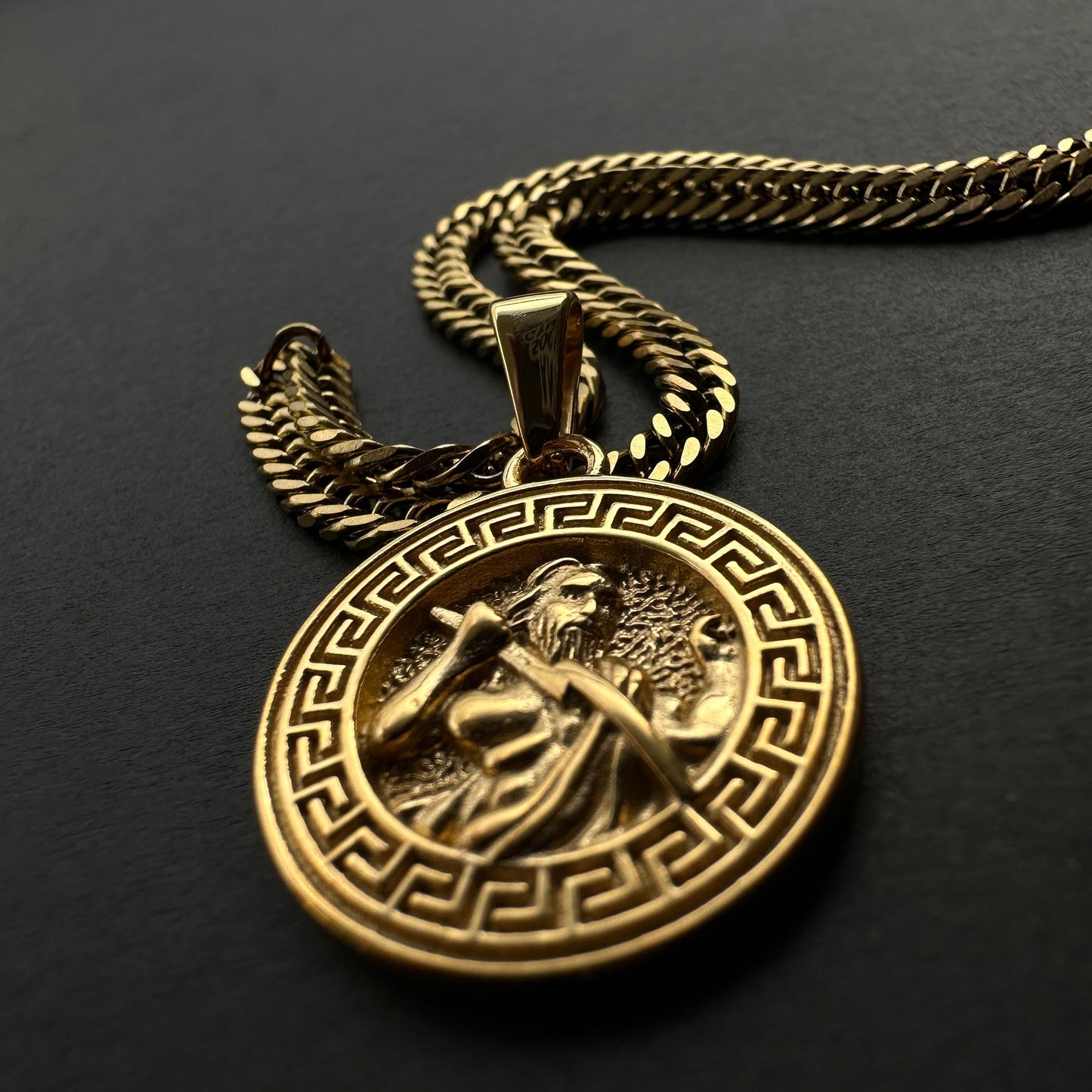 Set Zeus Baño Oro 18k