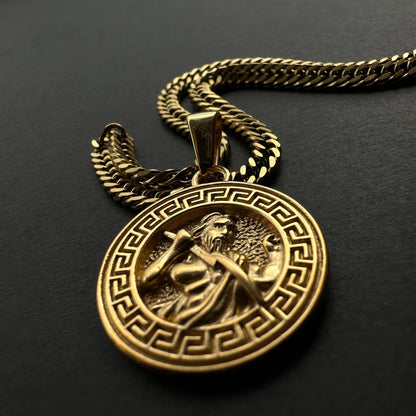 Set Zeus Baño Oro 18k